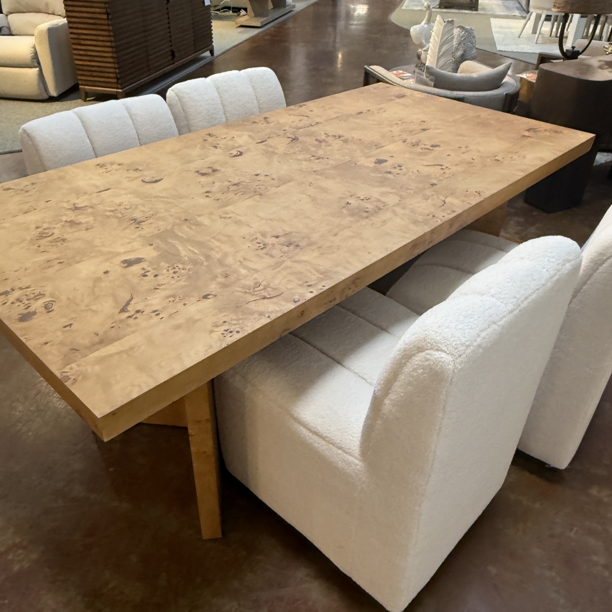 Picture of BURL WOOD 5PC DINING ASIS KIT