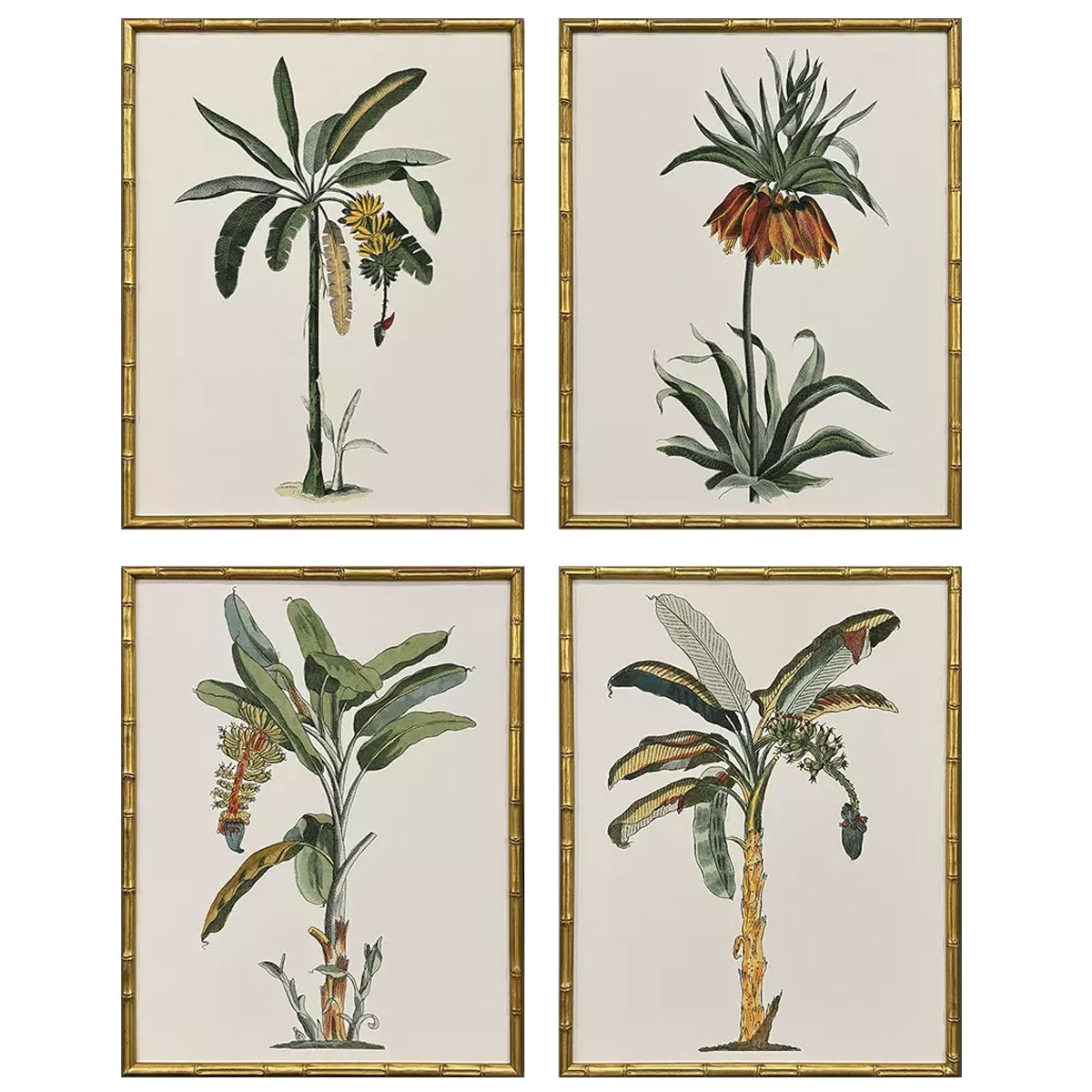 Picture of S/4 CONTEMPORARY PALM I ART