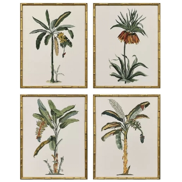Picture of S/4 CONTEMPORARY PALM I ART