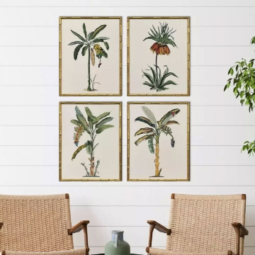 Picture of S/4 CONTEMPORARY PALM I ART