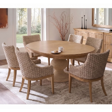 Picture of BIRCHAVEN BRINDLE 7PC RD DINE