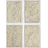 Picture of PALM FROND CEMENT WALLART S/4