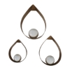 Picture of S/3 ROYALTON GOLD TEARDROP ART