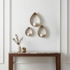 Picture of S/3 ROYALTON GOLD TEARDROP ART