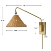 Picture of PHUVINH GOLD TONE/WCKR SCONCE