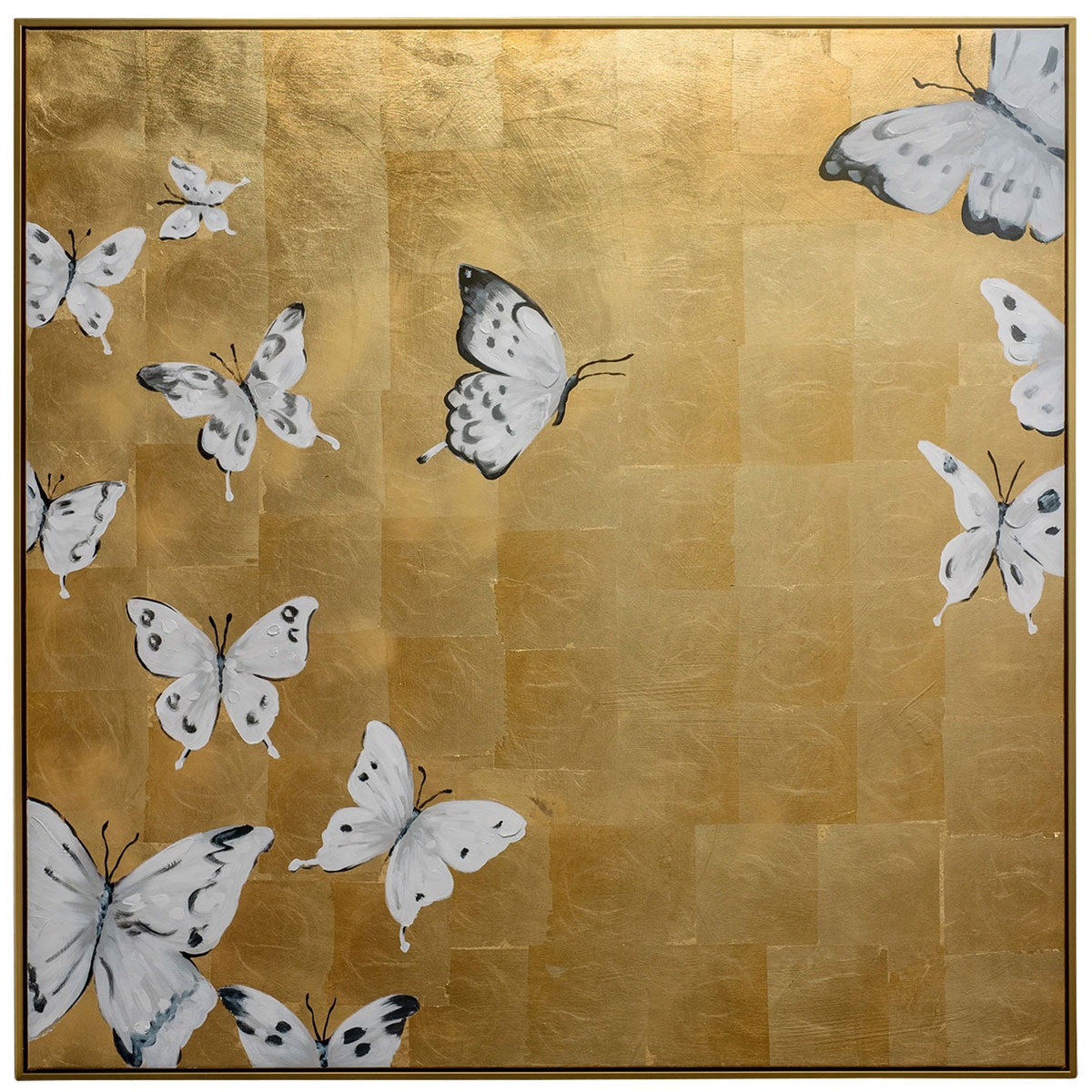 Picture of GOLDEN BUTTERFLIES I ART