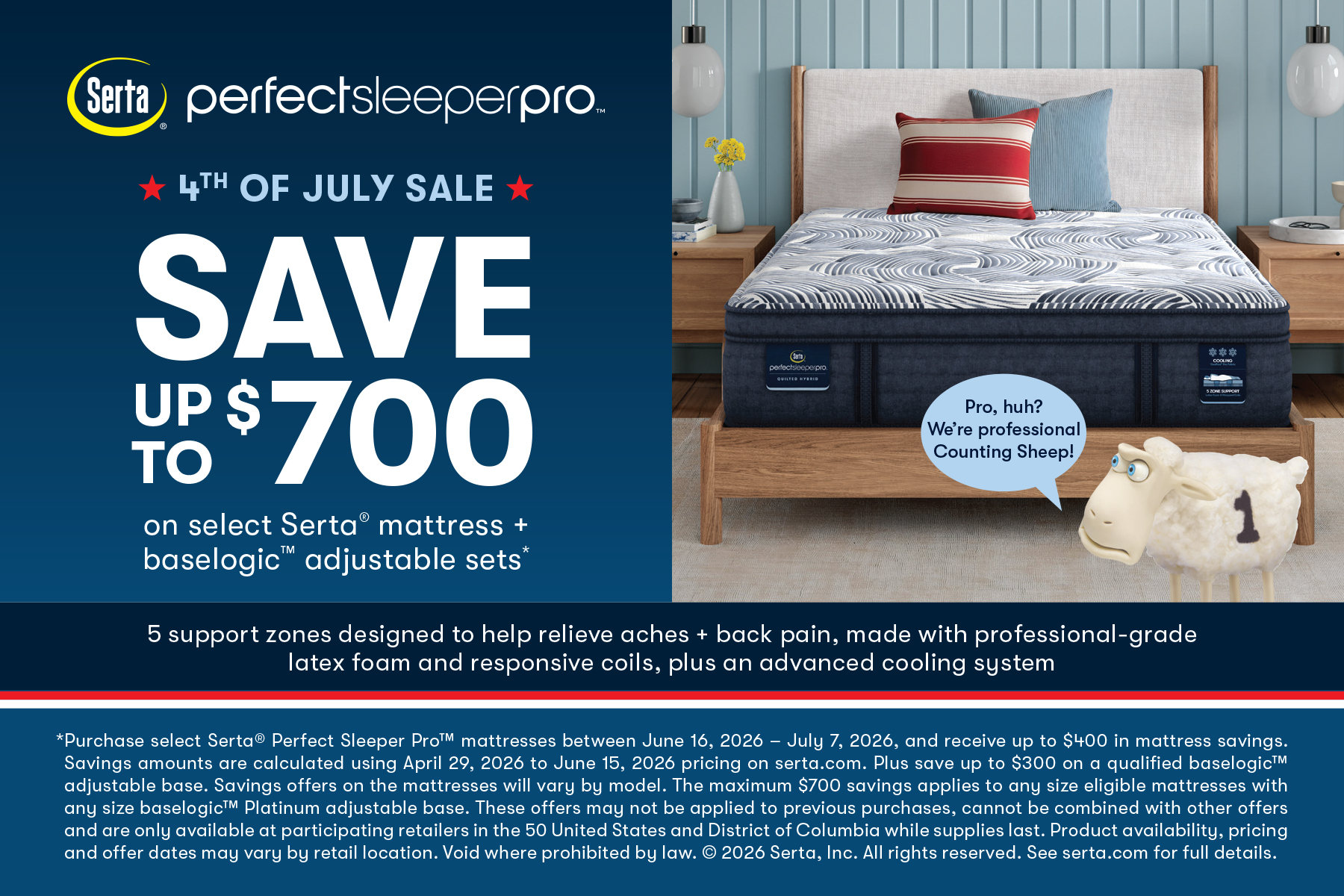 Serta 4th of July Sale