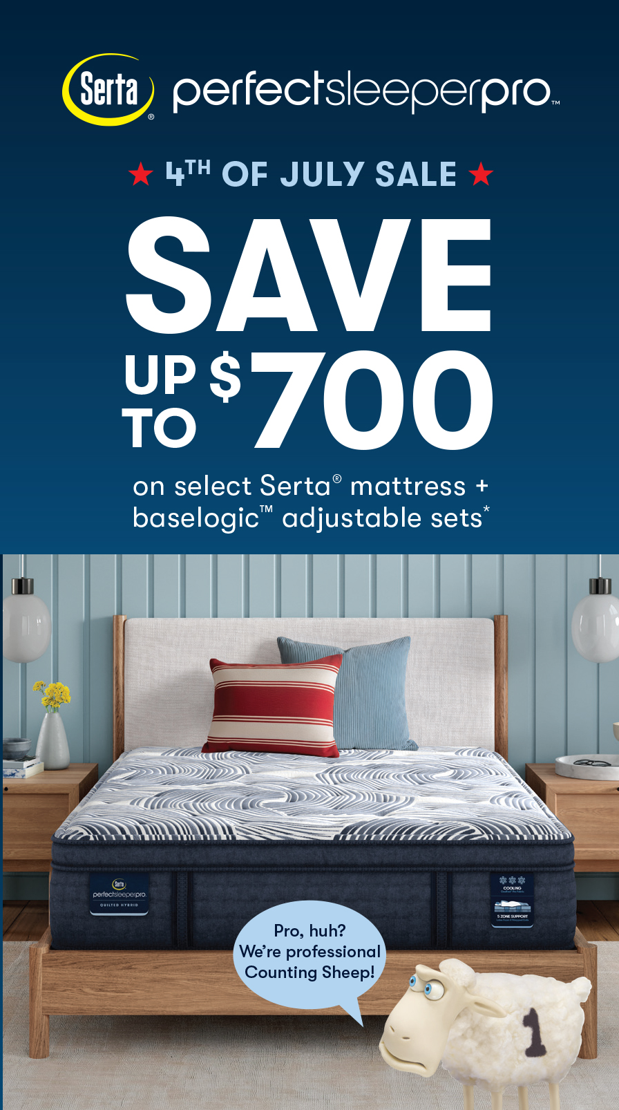 Serta 4th of July Sale