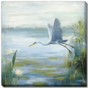 Picture of HEAD OVER GENTLE WATERS II ART