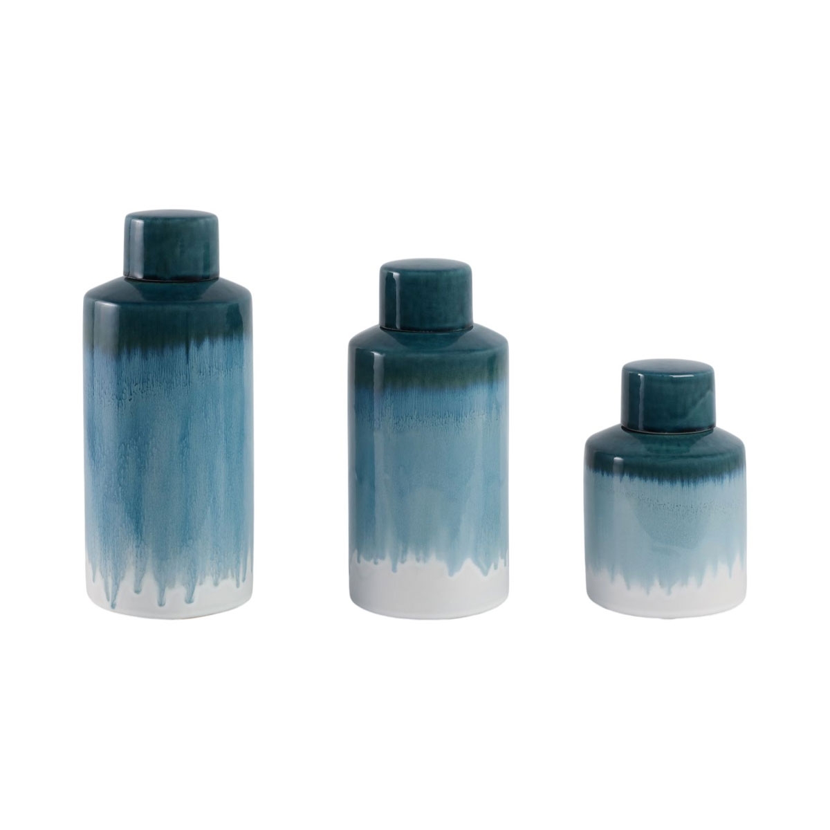 Picture of HAXTONCREST GRN S/3 LID/JARS