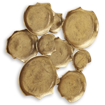 Picture of GAGETON GOLD MTL CIRCLE ART