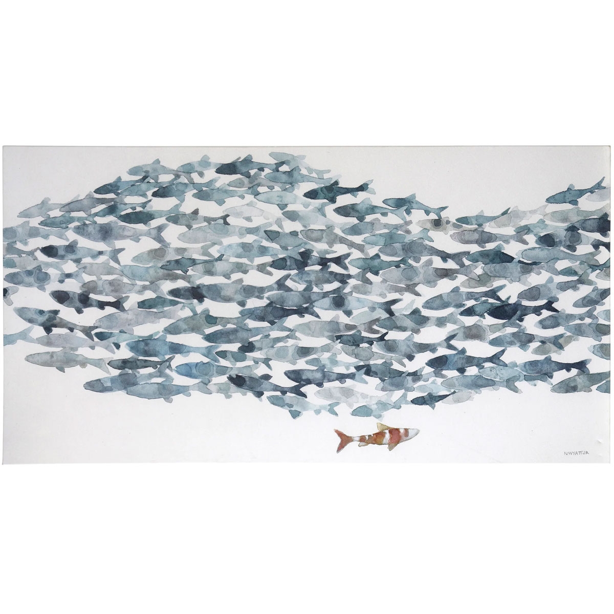 Picture of NW HOME EXPLORER FISH CANVAS