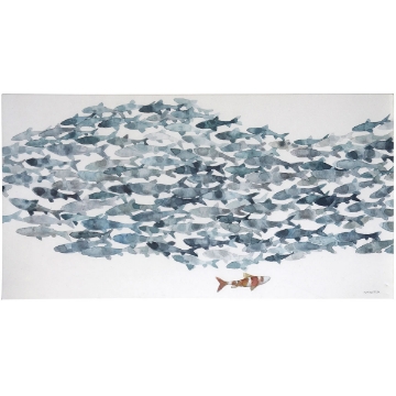 Picture of NW HOME EXPLORER FISH CANVAS