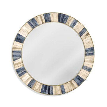 Picture of KEENA BLUE/GRAY/IVORY MIRROR