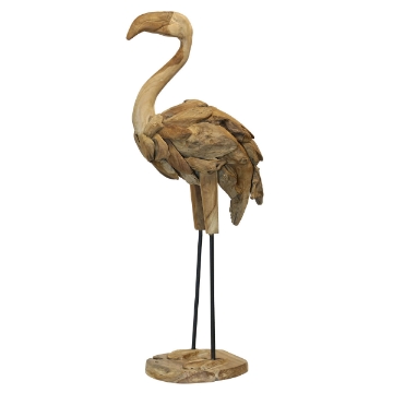 Picture of FLAMINGO TEAK STANDING DECOR