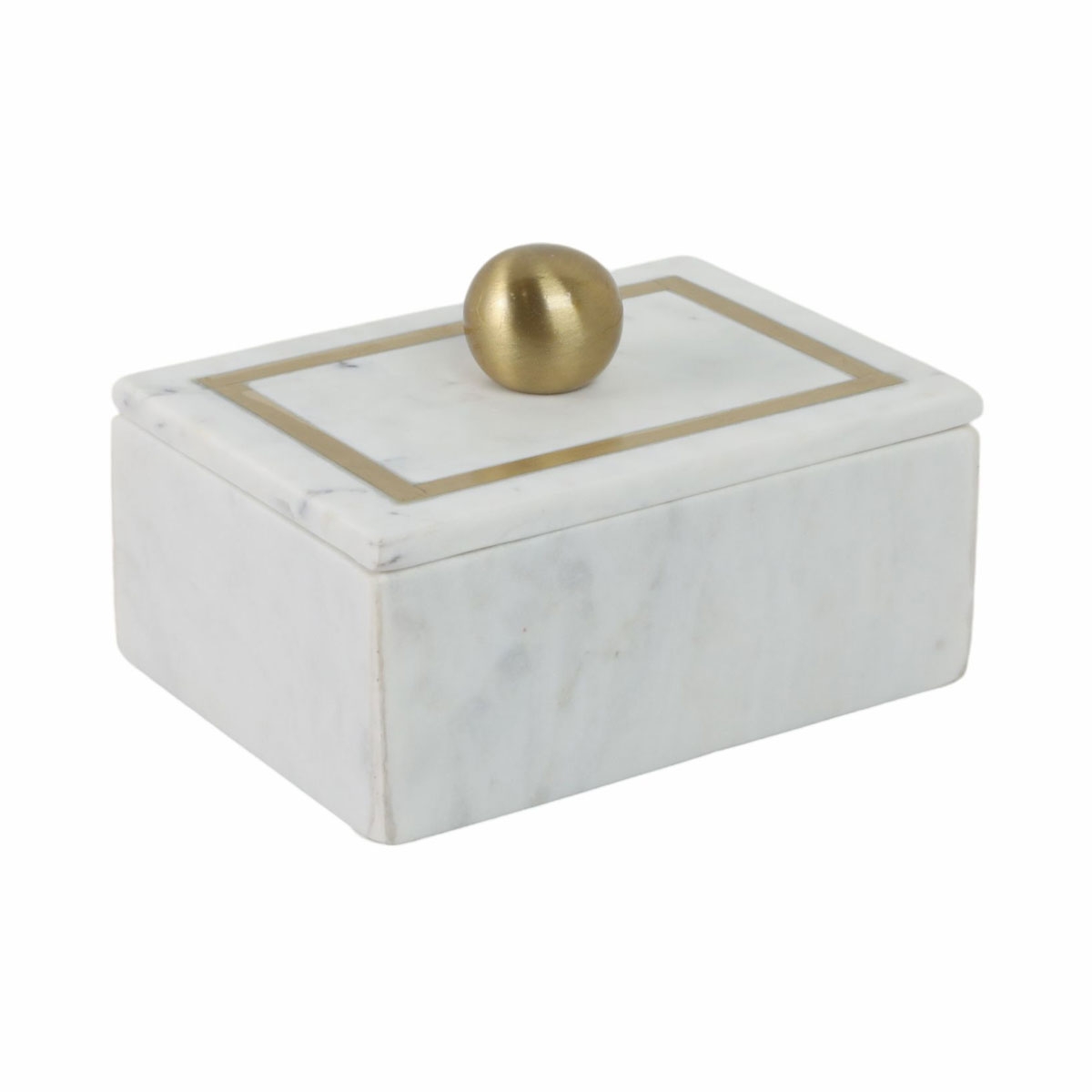 Picture of MARBLE 7X5 WHITE KNOB BOX
