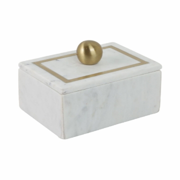 Picture of MARBLE 7X5 WHITE KNOB BOX