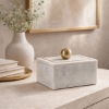Picture of MARBLE 7X5 WHITE KNOB BOX