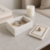 Picture of MARBLE 7X5 WHITE KNOB BOX