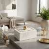 Picture of MARBLE 7X5 WHITE KNOB BOX