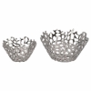Picture of S/2 STEFFI SILVR CERAMIC BOWLS