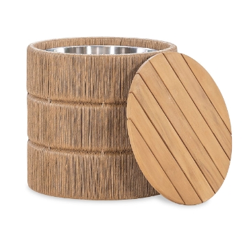 Picture of AVALON WICKER STORAGE END TABL
