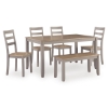 Picture of HARPERFELD NAT/GREY 6PC DIN W/