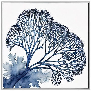 Picture of AZURE SEAFAN I FRAMED ART