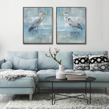 Picture of BLUE HERON II FRM ART