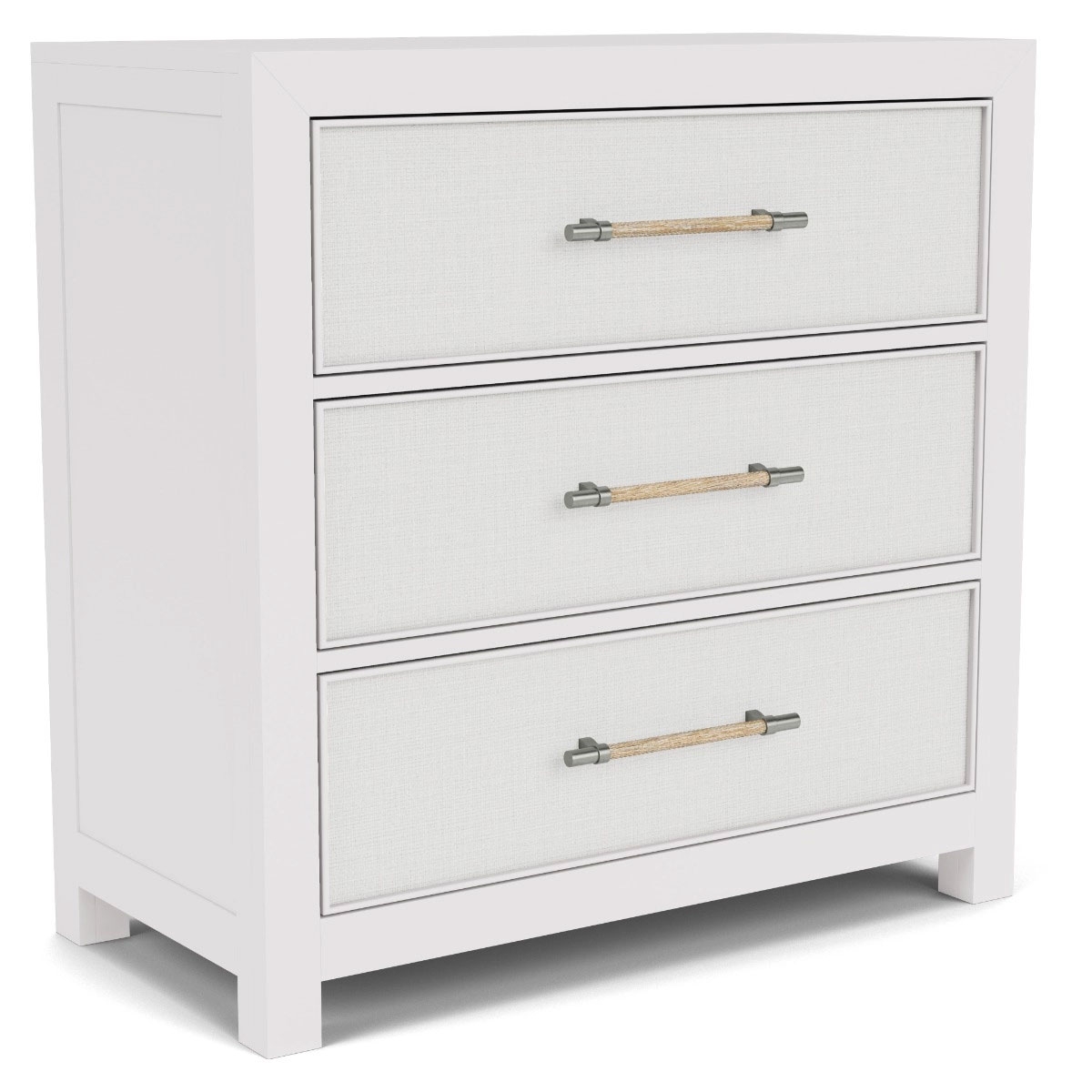 Picture of ROSALIE WHT 3 DRW ACCENT CHEST