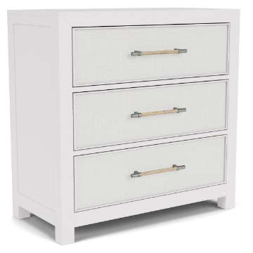 Picture of ROSALIE WHT 3 DRW ACCENT CHEST