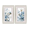 Picture of BLUE BLOSSOMING S/2 FLORAL ART