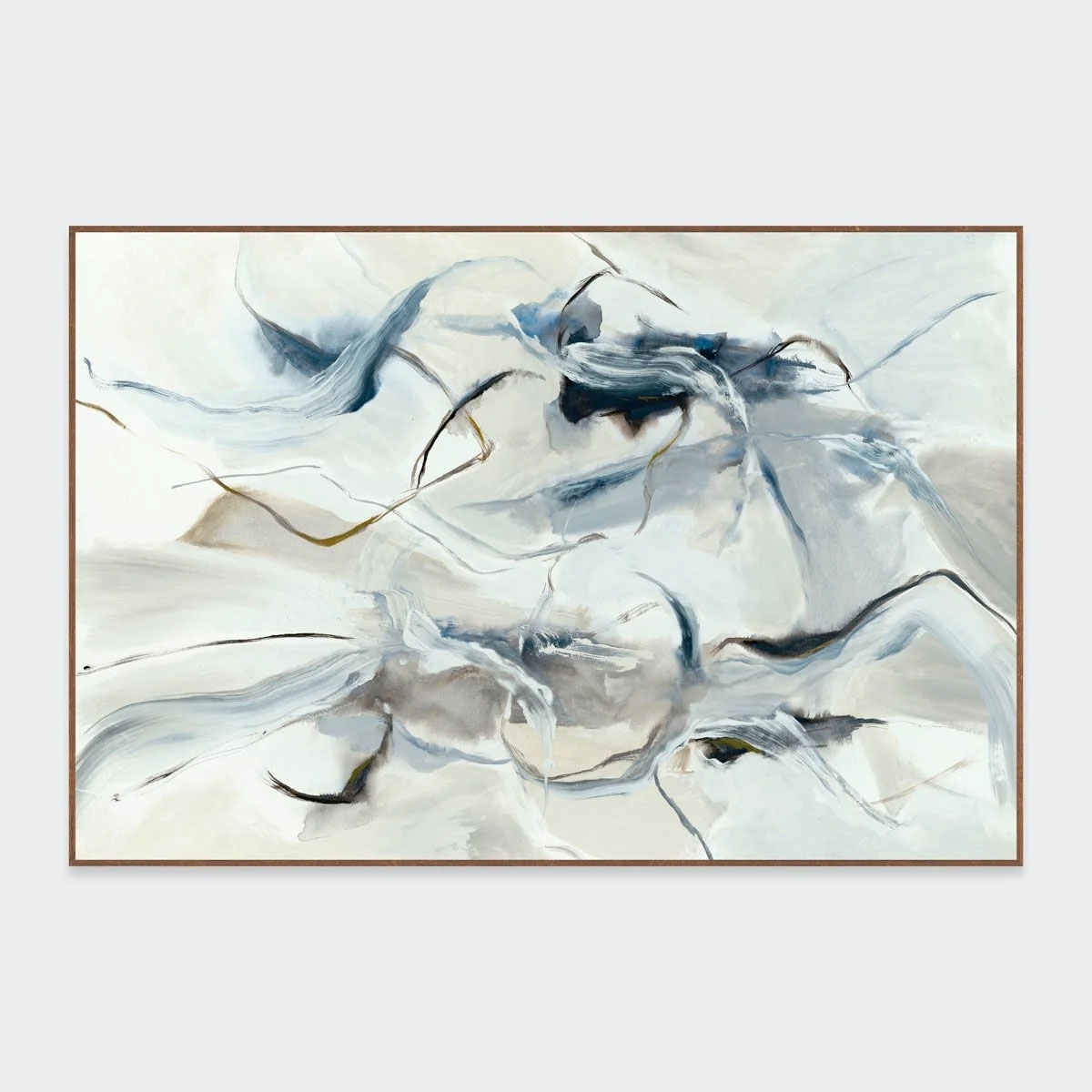 Picture of ORB BLUE ABSTRACT FRAMED ART