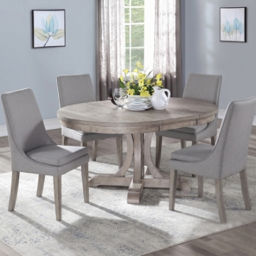 Picture of XENA ROUND TABLE W/ 4 UPHOLSTERED CHAIRS
