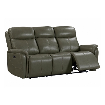 Picture of CASCADE SAGE LTH SOFA W/PHR