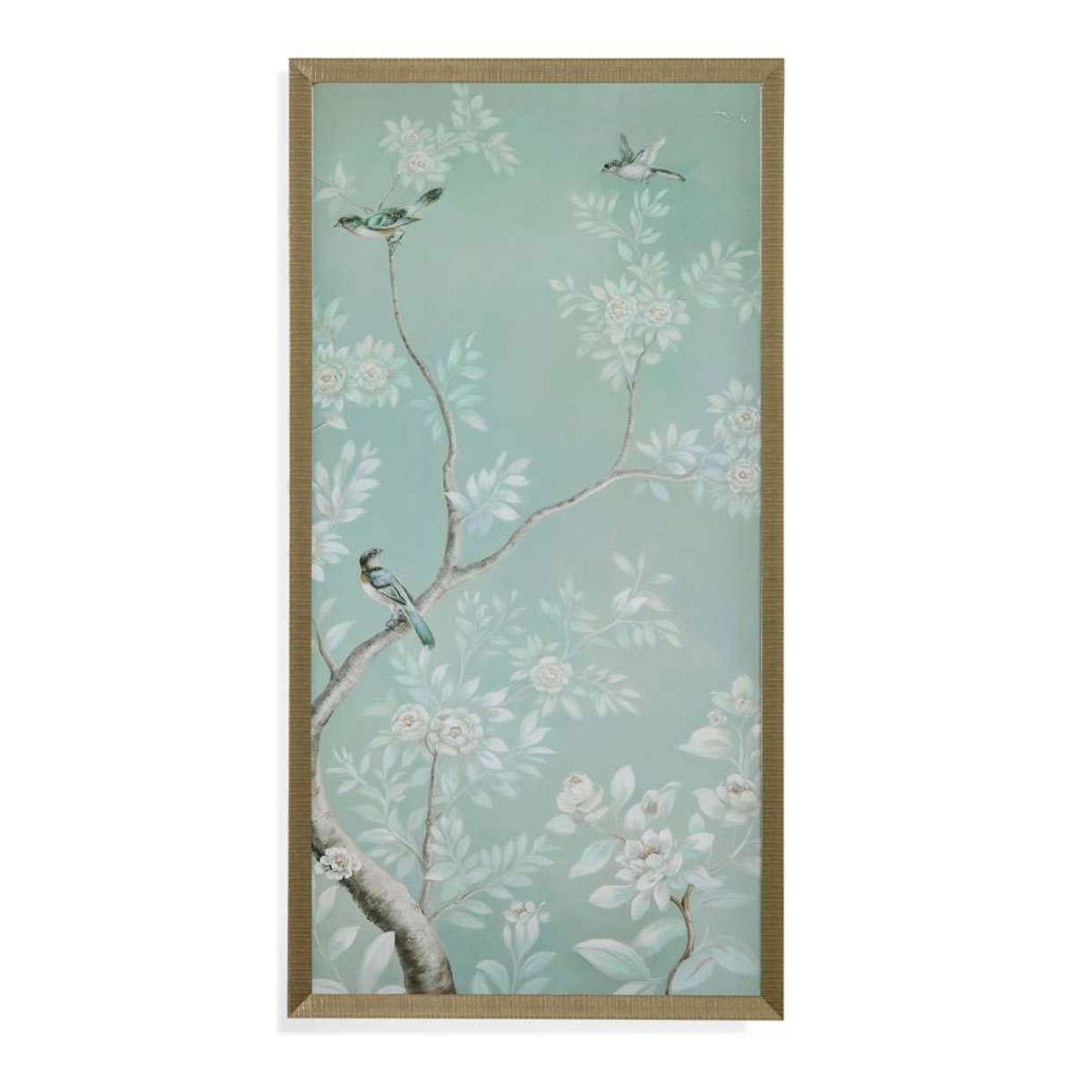 Picture of BIRDS & FLWRS MINT MATTE ART I