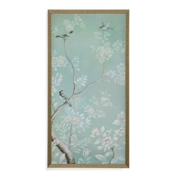 Picture of BIRDS & FLWRS MINT MATTE ART I