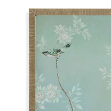 Picture of BIRDS & FLWRS MINT MATTE ART I