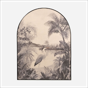 Picture of ROSETH VINTAGE BIRD ARCHED ART