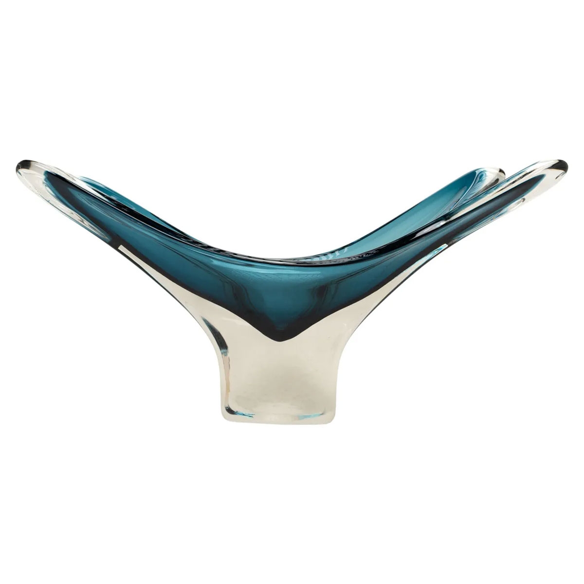 Picture of WODIN BL/CLEAR GLS MODERN BOWL