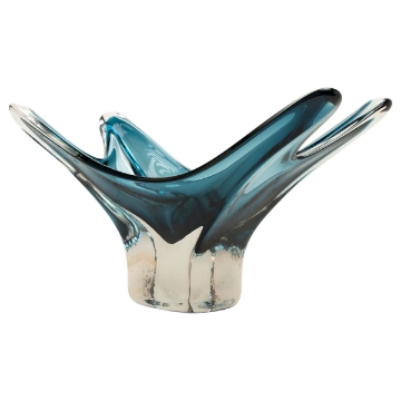 Picture of WODIN BL/CLEAR GLS MODERN BOWL