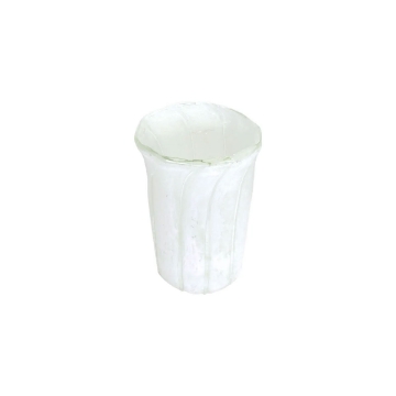 Picture of LUMIA WHT ART GLASS VASE-SM