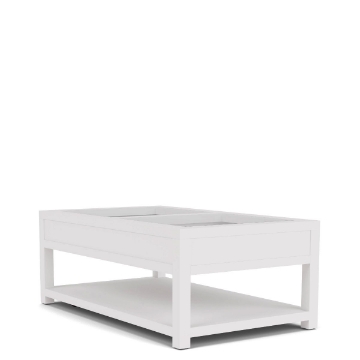 Picture of ROSALIE WHITE RECTANGULAR COCKTAIL TABLE