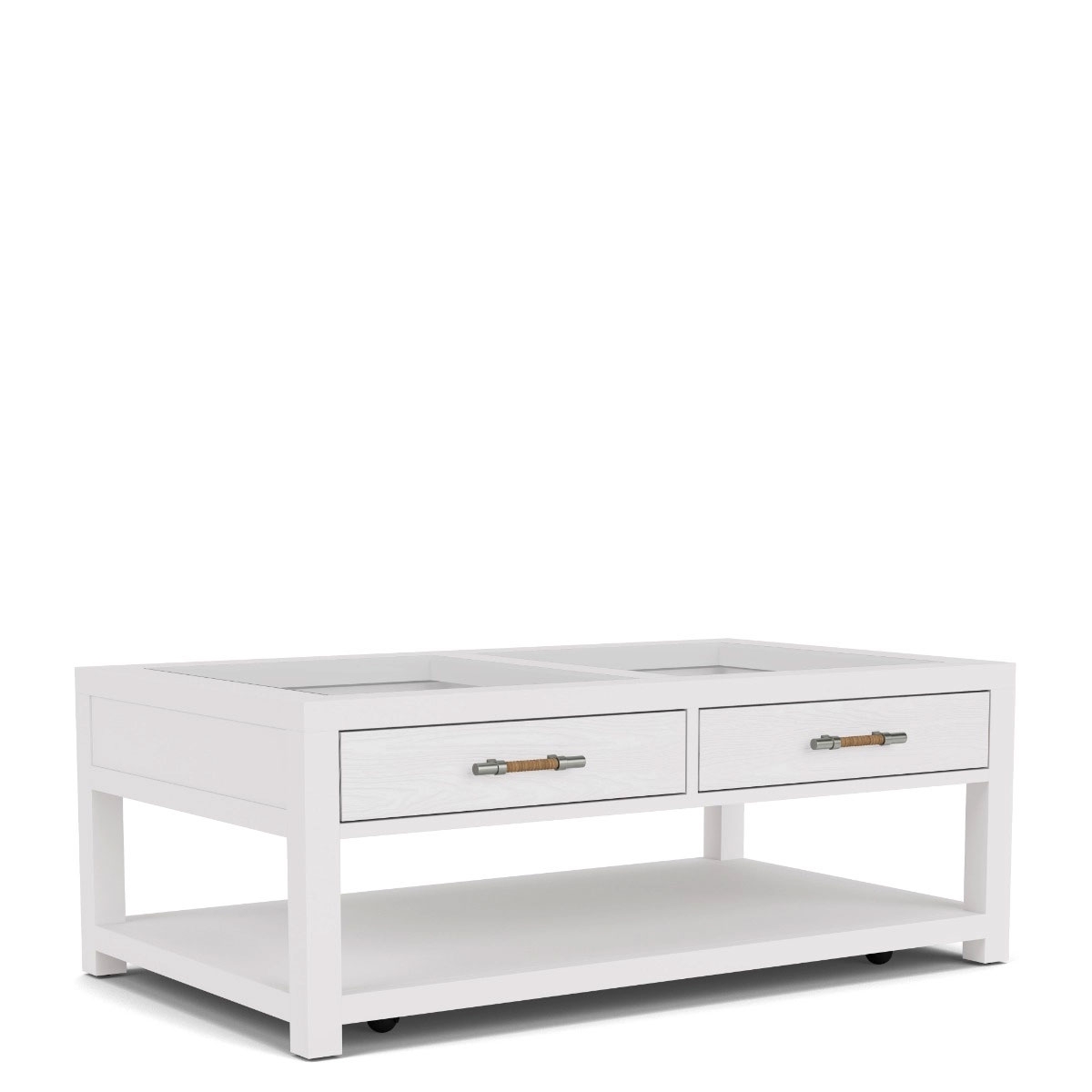 Picture of ROSALIE WHITE RECTANGULAR COCKTAIL TABLE