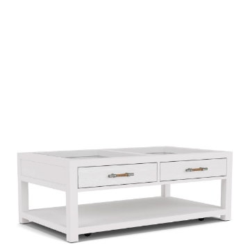 Picture of ROSALIE WHITE RECTANGULAR COCKTAIL TABLE