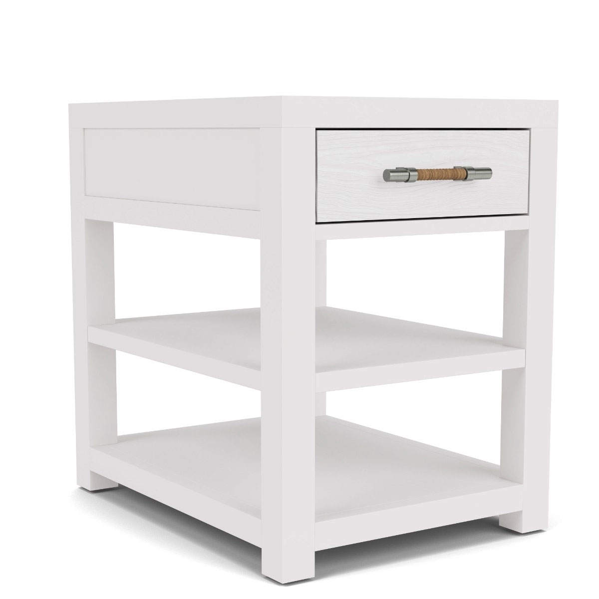 Picture of ROSALIE WHITE CHAIRSIDE TABLE