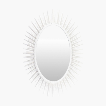 Picture of NIHAL WHITE ACCENT MIRROR