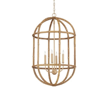 Picture of CHARLOTTE RATTAN LANTERN PNDT