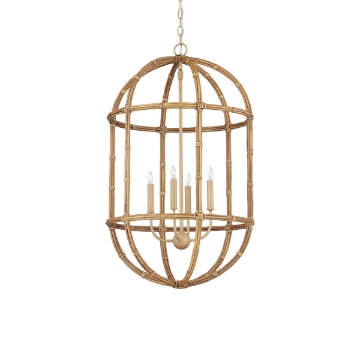 Picture of CHARLOTTE RATTAN LANTERN PNDT