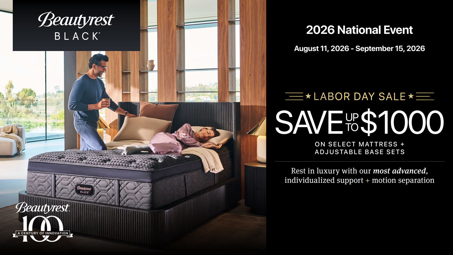 Beautyrest Labor Day Sale at Babette’s